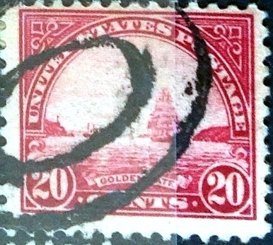 Intercambio 0,30 usd 20 cent. 1923