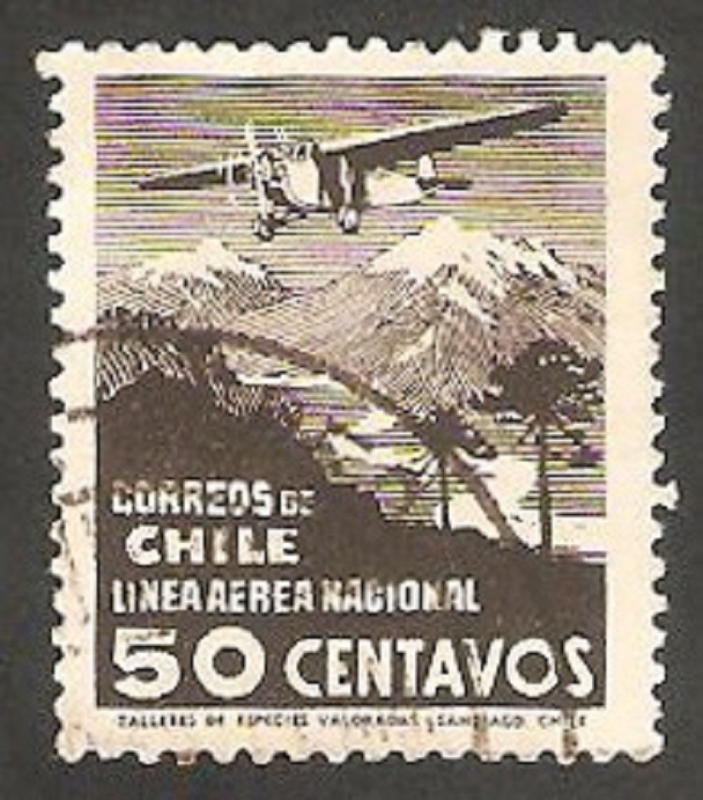 Línea aérea nacional, Paisaje andino