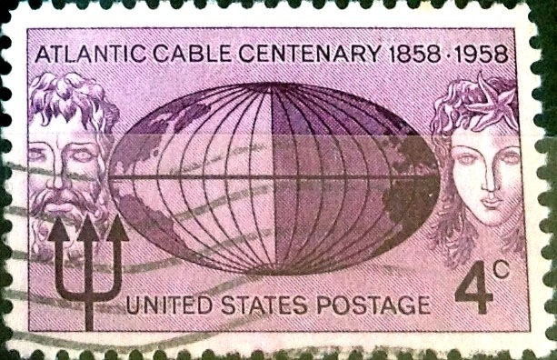 Intercambio 0,20 usd 4 cent. 1958