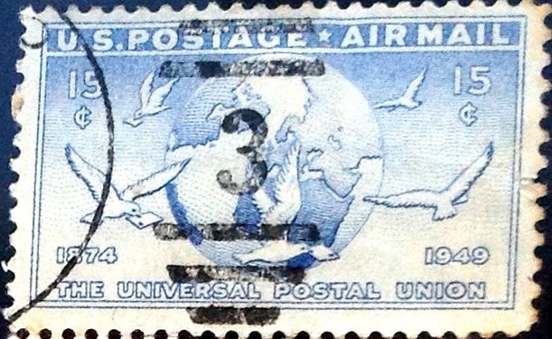 Intercambio 0,25 usd 15 cent. 1949
