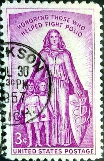Intercambio 0,20 usd 3 cent. 1957