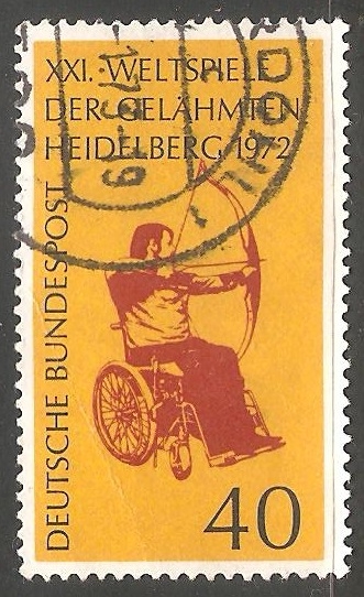 XXI. Juegos Mundiales del paralítico en Heidelberg 1972 