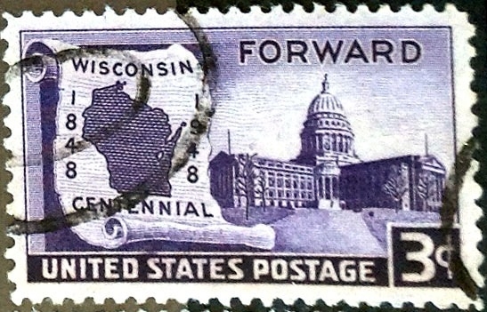 Intercambio 0,20 usd 3 cent. 1948