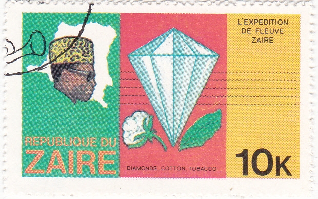 Mobuto Sese Seco-diamante,algodón y tabaco