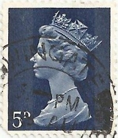 SERIE ISABEL II TIPO MACHIN PREDECIMAL. VALOR FACIAL 5 p. YVERT GB 477