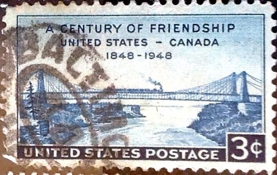 Intercambio 0,20 usd 3 cent. 1948