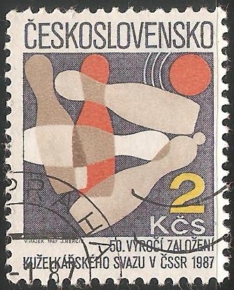 Czechoslovakian Bowling Union, 50th Anniv.