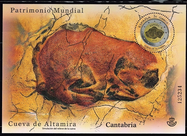 Edifil  4965 SH  Patrimonio Mundial. Cuevas de Altamira, Cantabria.  