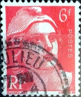 Intercambio 1,10 usd 6 fr. 1946
