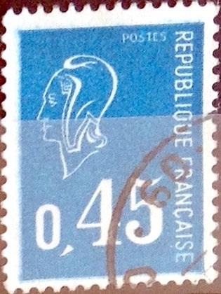 Intercambio 0,20 usd 45 cent. 1971