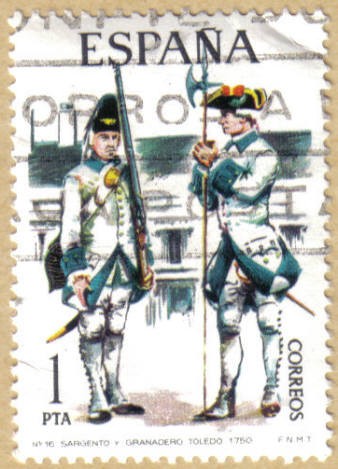 UNIFORMES - Sargento y Granadero Toledo 1750