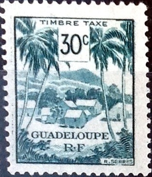 Intercambio crxf 0,30 usd 30 cent. 1947