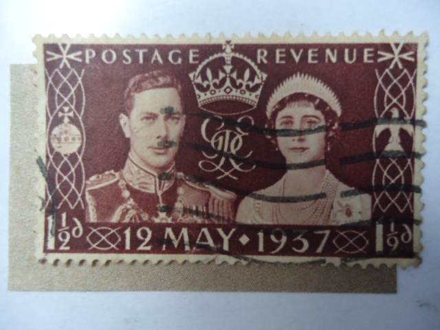 Coronacion de George VI y Elizabeth Bowes - Lyon  12 de Mayo 1937