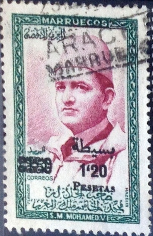 Intercambio jxi 0,25 usd 1,20 ptas. 1957