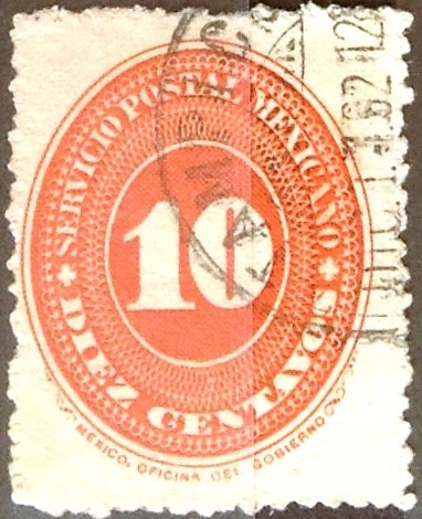 Intercambio 0,35 usd 10 cent. 1890
