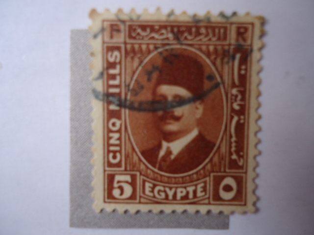 Rey farouk de Egipto 1920-1965 (Scott/135)