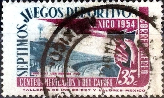 Intercambio 0,25 usd 35 cent. 1954