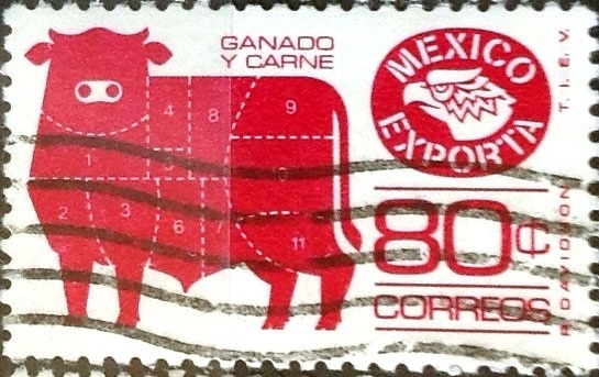 Intercambio 0,20 usd 80 cent. 1976