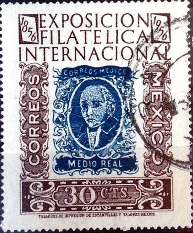 Intercambio crxf 0,25 usd 30 cent. 1956