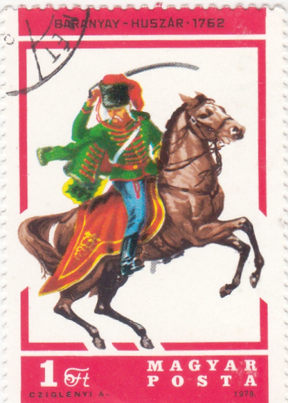 baranyay-huszar-1762 soldado de caballería