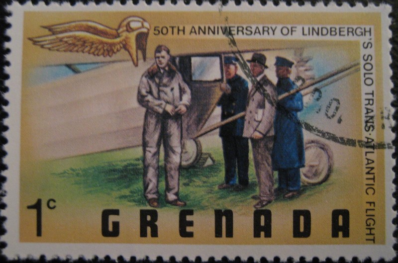 Lindbergh and Spirit of St. Louis.
