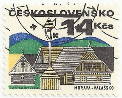 ARQUITECTURA POPULAR. VALASSKO, EN MORAVIA. YVERT CS 1839