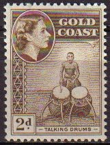 COSTA DE ORO GOLD COAST 1952 Yvert155  Sello Nuevo Serie Basica