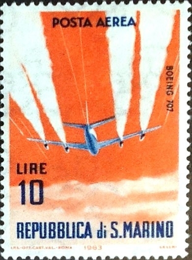Intercambio nfxb 0,30 usd 10 l. 1963
