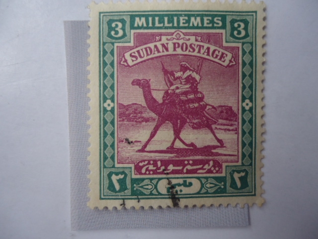 Cartero en Camello - Sudan Postage - Camel.