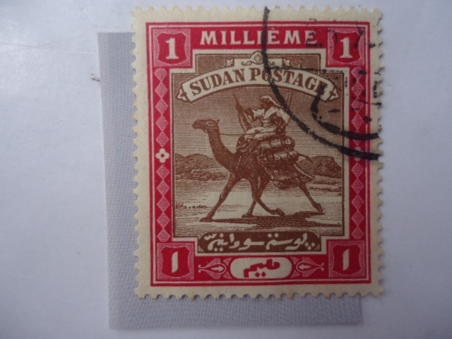 Cartero en Dromedario - Sudan Postage - Camel.