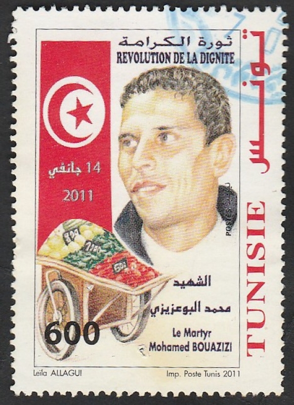 Mártir de la Revolución, Mohamed Bouazizi, vendedor de frutas