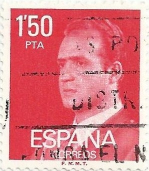 (121) SERIE BÁSICA JUAN CARLOS I. Ia SERIE. VALOR FACIAL 1,50 Pts. EDIFIL 2344