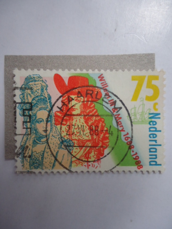 William III and Mery II 1688-1988- (MiNL:1346 - Yt/NL:1316)