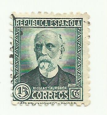 REPUBLICA ESPAÑOLA - Nicolas Salmeron