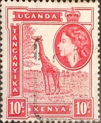 Intercambio 0,20 usd  10 cent. 1954