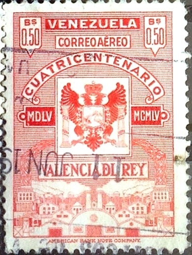Intercambio ma2s 0,25 usd 50 cent. 1955