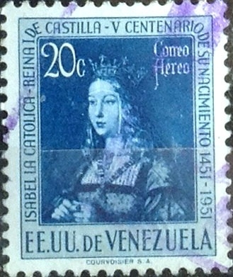 Intercambio nfxb 0,20 usd 20 cent. 1951