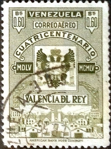 Intercambio 0,25 usd 60 cent. 1955