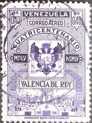 Intercambio 0,25 usd 40 cent. 1955