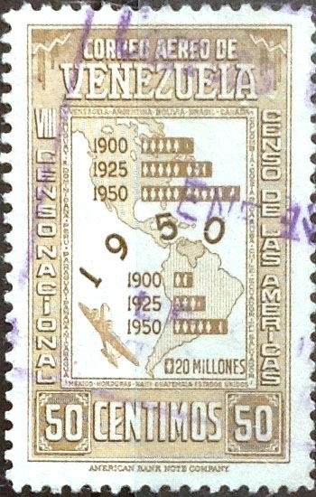 Intercambio ma2s 0,20 usd 50 cent. 1950