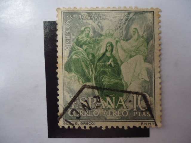 Ed:1477 - Coronación de Nuestro Señor. - Oleo: El Greco