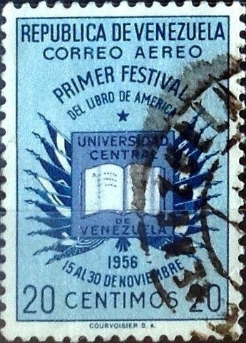 Intercambio 0,20 usd 20 cent. 1956