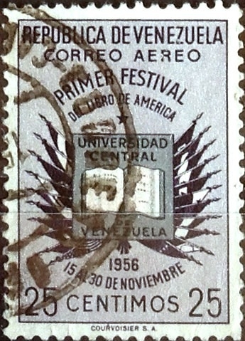 Intercambio 0,20 usd 25 cent. 1956