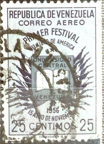 Intercambio 0,20 usd 25 cent. 1956