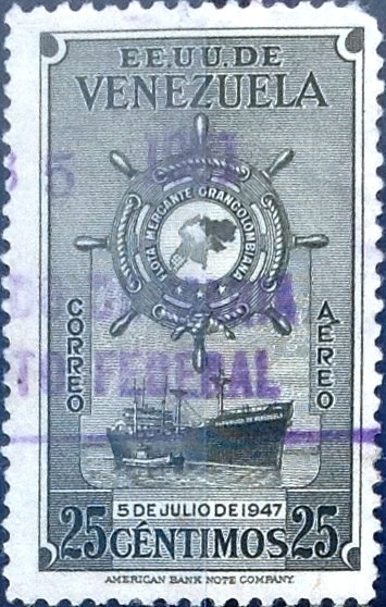 Intercambio nfb 0,20 usd 25 cent. 1948
