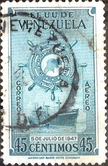 Intercambio 0,25 usd 45 cent. 1948