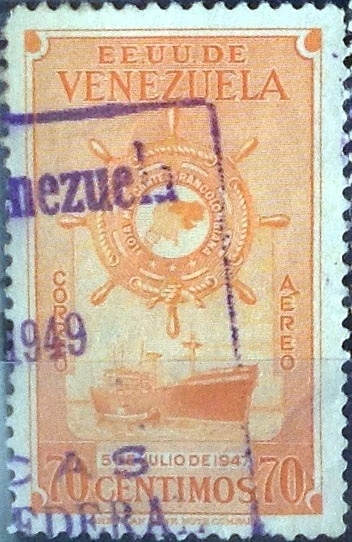 Intercambio 0,40 usd 70 cent. 1948