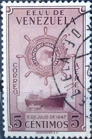 Intercambio 0,20 usd 5 cent. 1952
