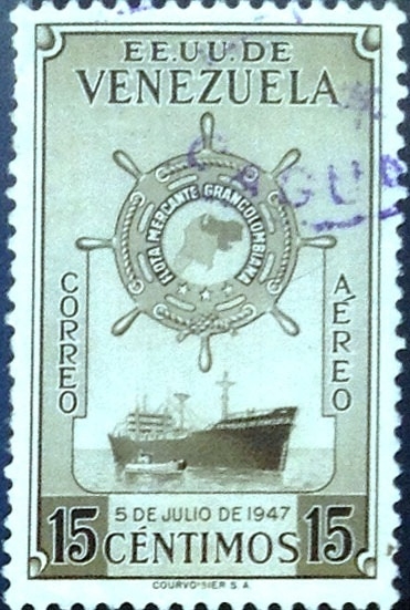 Intercambio dm1g3 0,20 usd 15 cent. 1952
