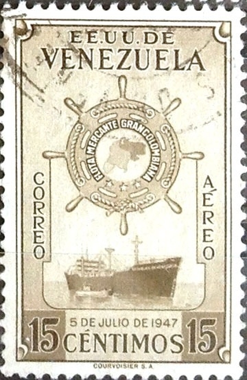 Intercambio 0,20 usd 15 cent. 1952